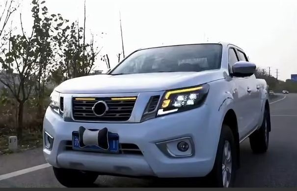 Передні лед фари для Nissan Navara 2015-2021 р.в. Нісан Навара