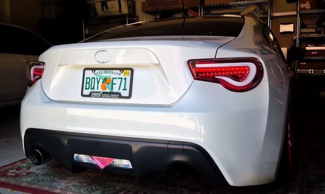 Задние тюнинг лед фонари для Toyota GT86 BRZ 2012-2018 г.в. Субару БРЗ, Toyota, Альтернативная оптика, Новое, На штатные места