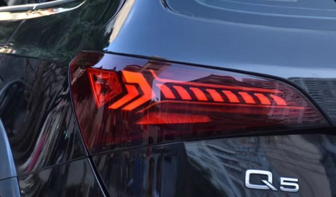 Задні тюнінг лед ліхтарі Audi Q5 2008-2018 р.в. Ауді ку5, Audi, Альтернативная оптика, Q5, Новое, На штатные места
