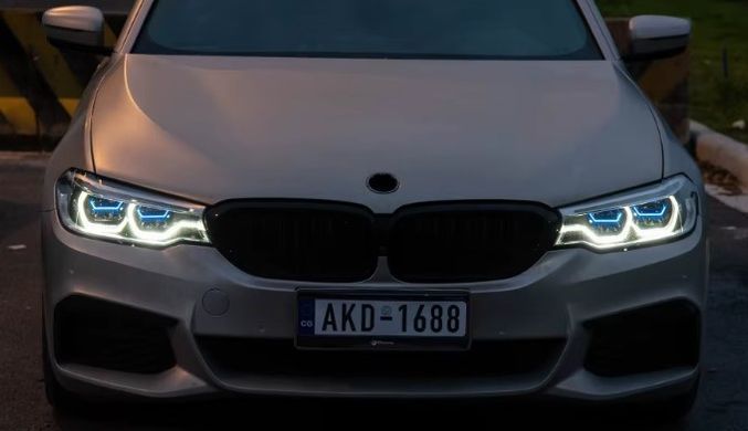 Передні лед фари BMW 5 серії G30 525i 530i дорестайлінг 2017-2020 р.в. БМВ Г30, BMW, Альтернативная оптика, 5-Series, Новое, На штатные места, 5 (G30) 2017-