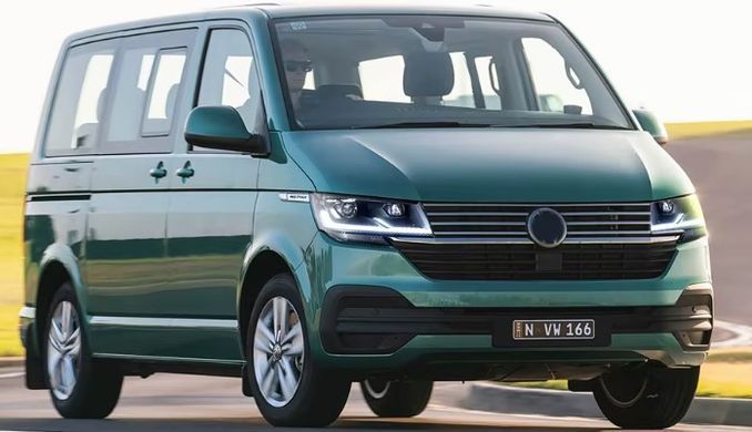 Передні тюнінг лед фари для Volkswagen VW Multivan T6.1 2019-2024 р.в. Волксваген Т6.1, Volkswagen, Альтернативная оптика, Transporter, Новое, На штатные места, Transporter T6 2015-