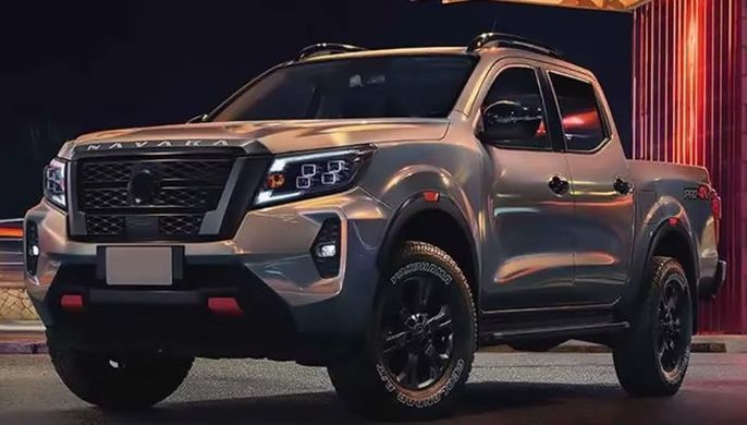 Передні лед фари для Nissan Navara 2015-2021 р.в. Нісан Навара