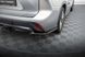 Накладка на задний бампер елероны для Toyota Highlander 2019- г.в. Тойота Хайлендер, Черный, Toyota, Накладка на передний бампер, Не требуется, ABS-пластик, Новое, На штатные места