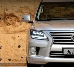 Передние фары на лед диодах Lexus LX 570 2007-2015 г.в. в стиле 2016+, Lexus, Альтернативная оптика, LX, Новое, На штатные места, LX (URJ) 2007-