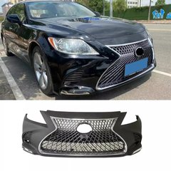 Передний бампер Lexus LS 2006-2012 г.в. в стиле 2017, Lexus, Передний бампер, Требуется, Полипропилен, LS, Новое, На штатные места, LS (UCF4, UVF4) 2006-