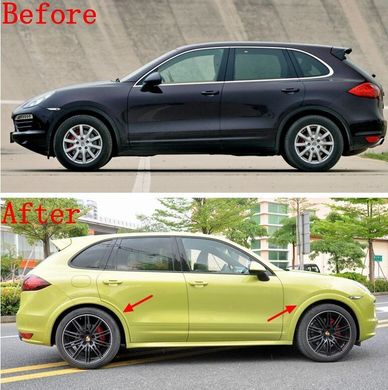 Накладки на арки Porsche Cayenne 2011-2014 г.в., Porsche, Расширители арок, ABS-пластик, Cayenne, Новое, На штатные места, CAYENNE 2010-