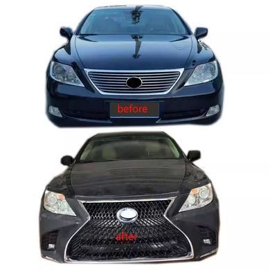 Передній бампер Lexus LS 2006-2012 р.в. у стилі 2017, Lexus, Передний бампер, Требуется, Полипропилен, LS, Новое, На штатные места, LS (UCF4, UVF4) 2006-
