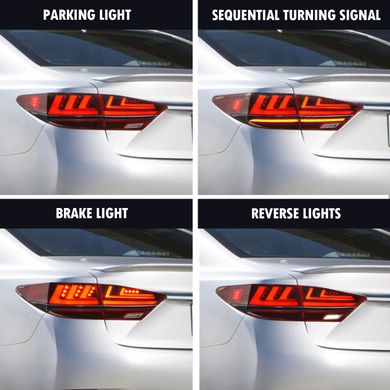 Задні ліхтарі для Lexus ES 2012-2017 р.в. Лексус ЄС, Зовнішній тюнінг, Lexus, Альтернативная оптика, ES, Новое, На штатные места, ES (AVV6, GSV6, ASV6) 2012-