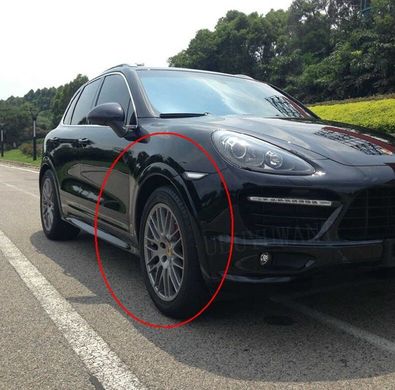 Накладки на арки Porsche Cayenne 2011-2014 г.в., Porsche, Расширители арок, ABS-пластик, Cayenne, Новое, На штатные места, CAYENNE 2010-