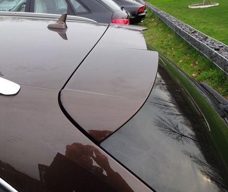 Спойлер крышки багажника Audi A4 B8 универсал 2008-2015 г.в. Ауди А4 стиль RS4, Серый грунт (под покраску), Внешний Тюнинг, Audi, Спойлер, Требуется, Стекловолокно, A4, Новое, На штатные места, A4 (8K2, B8) 2007-