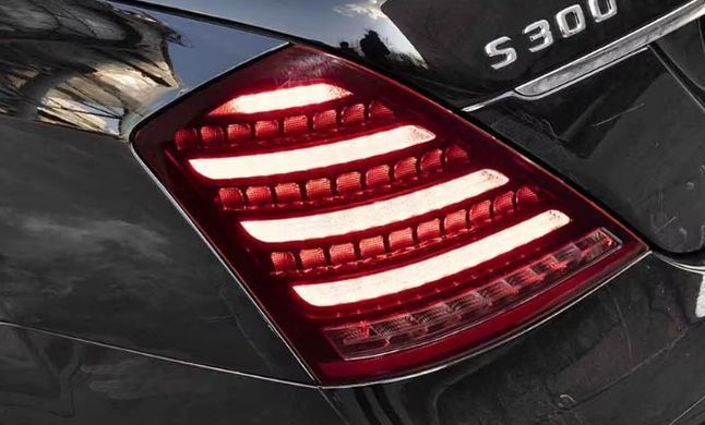 Задні тюнінг лед ліхтарі Mercedes S-Class W221 2006-2013 р.в. Мерседес 221, Mercedes, Альтернативная оптика, S-Class, Новое, На штатные места, S-KLASSE (W221) 2005-2013