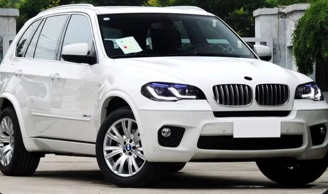 Передние тюнинг лед фары для BMW X5 E70 2007-2013 г.в. БМВ Х5 Е70, BMW, Альтернативная оптика, X5, Новое, На штатные места, X5 (E70) 2007-2012