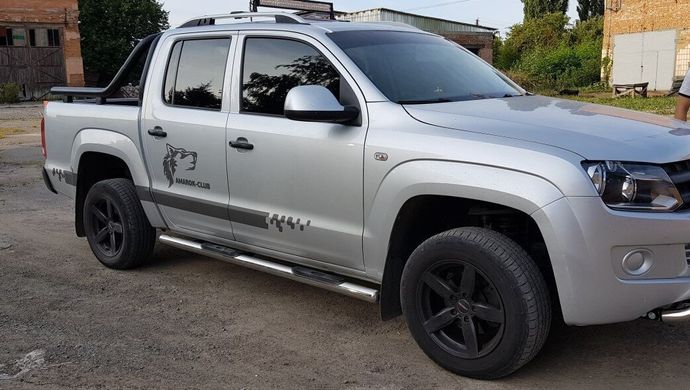 Боковые пороги труба Volkswagen Amarok 2010+ г.в.