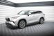 Накладки под заводские пороги лезвия для Toyota Highlander 2019- г.в. Тойота Хайлендер, Черный, Toyota, Накладка на передний бампер, Не требуется, ABS-пластик, Новое, На штатные места