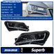 Передние лед фары Skoda Superb 2016-2018 г.в. Шкода Суперб