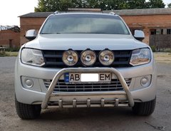 Защита переднего бампера кенгурятник Volkswagen Amarok 2010+ г.в.