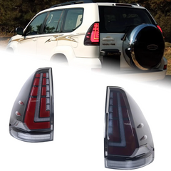 Задние тюнинг лед фонари для Toyota Prado 120 2003-2009 г.в. Прадо 120, Toyota, Альтернативная оптика, Prado, Новое, На штатные места