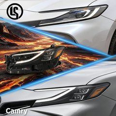 Передние тюнинг фары для Toyota Camry xv80 2025+ г.в. Тойота Камри 80