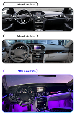 Подсветка салона для Mercedes E-class W212 2010-2015 г.в. Мерседес 212