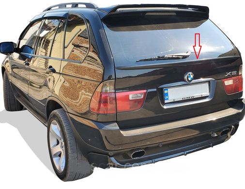 Спойлер крышки багажника лезвие нижний BMW X5 E53 2000-2007 г.в., Черный, BMW, Спойлер, Требуется, Стекловолокно, X5, Новое, На штатные места, X5 (E53) 1999-2003