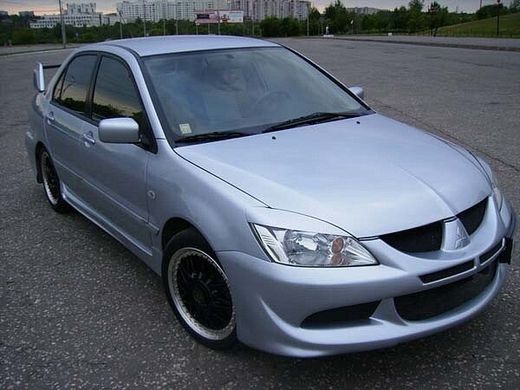 Реснички на фары Mitsubishi Lancer 9 с 2004-2010 г.в.