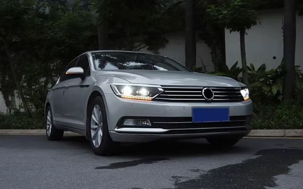 Передние тюнинг лед фары для Volkswagen Passat B8 Европа 2016-2020 г.в. Волксваген Б8, Volkswagen, Альтернативная оптика, Passat, Новое, На штатные места