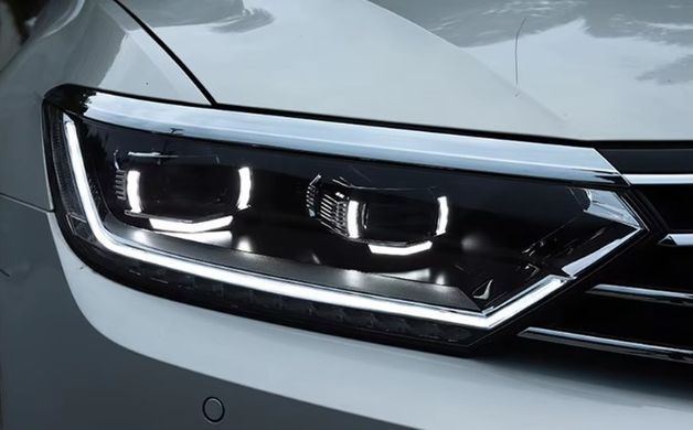 Передние тюнинг лед фары для Volkswagen Passat B8 Европа 2016-2020 г.в. Волксваген Б8, Volkswagen, Альтернативная оптика, Passat, Новое, На штатные места