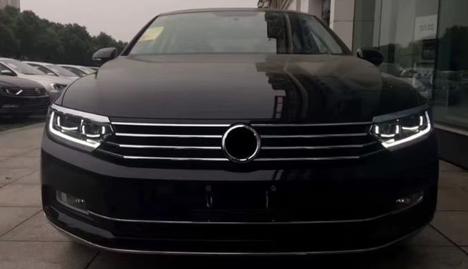 Передние тюнинг лед фары для Volkswagen Passat B8 Европа 2016-2020 г.в. Волксваген Б8, Volkswagen, Альтернативная оптика, Passat, Новое, На штатные места