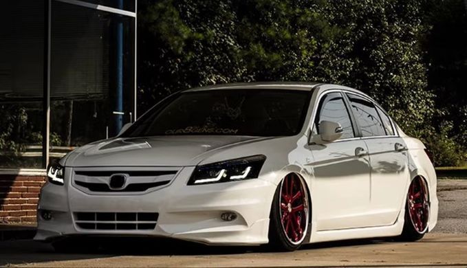 Передние тюнинг лед фары для Honda Accord 2008-2012 г.в. Хонда Акорд, Honda, Альтернативная оптика, Accord, Новое, На штатные места, ACCORD VIII (CU) 2008-