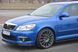 Спойлер переднего бампера сплиттер Skoda Octavia A5 RS 2009-2013, Черный, Skoda, Накладка на передний бампер, По желанию, ABS-пластик, Octavia, Новое, На штатные места, OCTAVIA (1Z3) 2004-