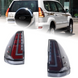 Задние тюнинг лед фонари для Toyota Prado 120 2003-2009 г.в. Прадо 120, Toyota, Альтернативная оптика, Prado, Новое, На штатные места