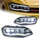 Передние тюнинг лед фары для Volkswagen Polo 2017-2022 г.в. Волксваген Поло, Volkswagen, Альтернативная оптика, Polo, Новое, На штатные места