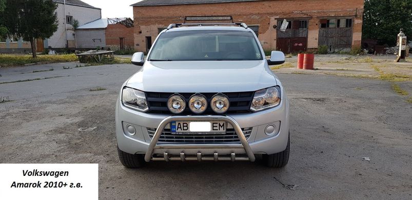 Защита переднего бампера кенгурятник Volkswagen Amarok 2010+ г.в.