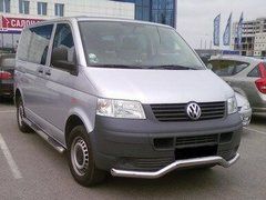 Защита переднего бампера (губа "волна") Volkswagen T-5