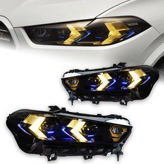 Передние тюнинг лед фары для BMW X5 G05 LCI 2023+ г.в. БМВ Х5 Г05, BMW, Альтернативная оптика, X5, Новое, На штатные места
