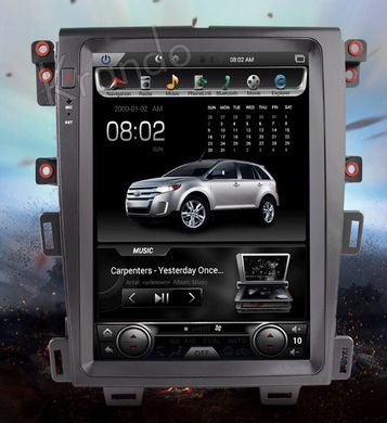 Магнитола в стиле тесла FORD EDGE 2009-2014 г.в. GPS, Android, Ford, Новое, На штатные места