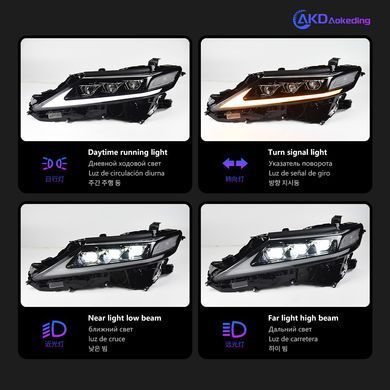 , Toyota, Альтернативная оптика, Camry, Новое, На штатные места, CAMRY (V70) 2018-