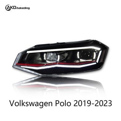 Передние лед фары Volkswagen Polo 2019-2024 г.в. Волксваген Поло