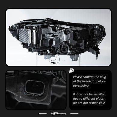 Передні тюнінг лед фари для BMW X5 G05 LCI 2023+ р.в. БМВ Х5 Г05, BMW, Альтернативная оптика, X5, Новое, На штатные места