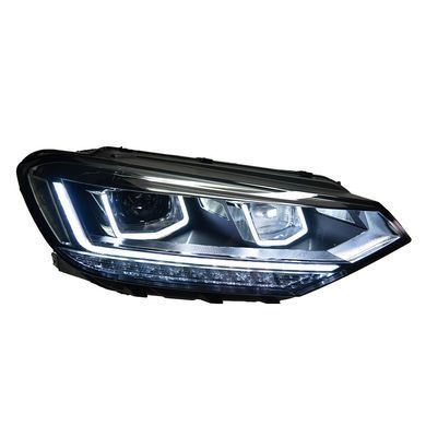 Передні тюнинг лед фари для Volkswagen Touran 2016-2020 р.в. Волксваген Туран, Volkswagen, Альтернативная оптика, Touran, Новое, На штатные места