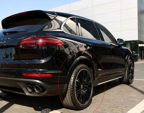 Накладки на арки Porsche Cayenne 2015-2017 г.в., Porsche, Расширители арок, ABS-пластик, Cayenne, Новое, На штатные места