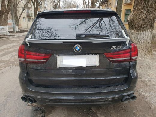 Спойлер багажника BMW X5 в кузове F15 2013+ г.в. стиль Renegade, Серый грунт (под покраску), Внешний Тюнинг, BMW, Спойлер, Требуется, Стекловолокно, X5, Новое, На штатные места, X5 (F15) 2012-