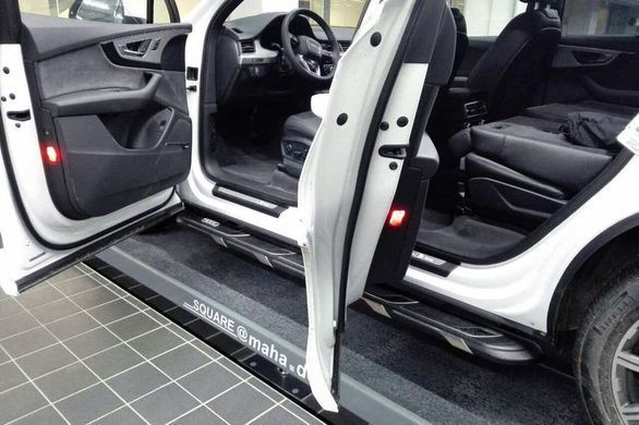 Боковые пороги Audi Q7 2016+ Ауди кью7
