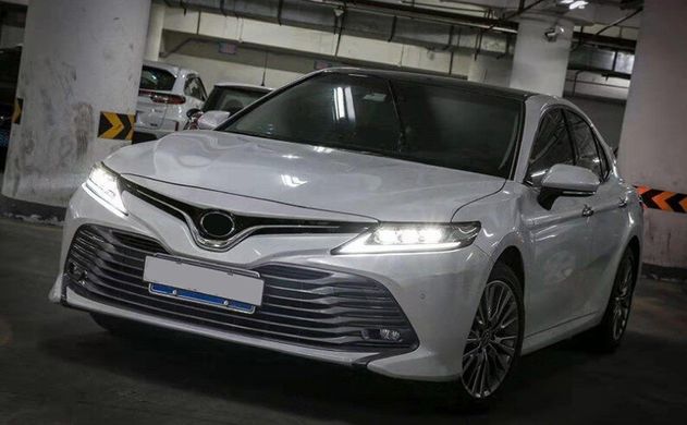 Передние тюнинг лед фары Toyota Camry XV70 2018+ г.в. в стиле Lexus, Toyota, Альтернативная оптика, Camry, Новое, На штатные места, CAMRY (V70) 2018-