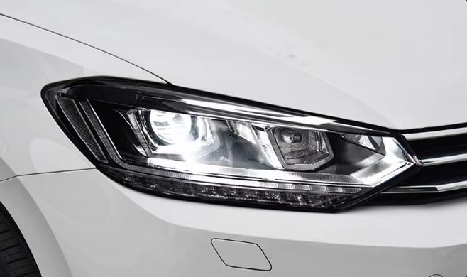 Передні тюнинг лед фари для Volkswagen Touran 2016-2020 р.в. Волксваген Туран, Volkswagen, Альтернативная оптика, Touran, Новое, На штатные места