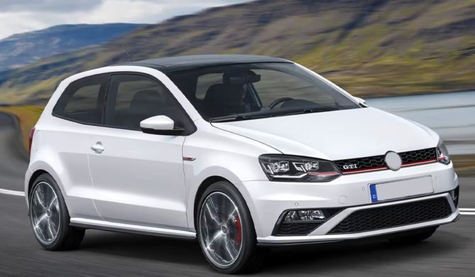 Передние лед фары для Volkswagen Polo 2009-2016 г.в. Волксваген Поло, Черный, Volkswagen, Альтернативная оптика, Polo, Новое, На штатные места, POLO (6R, 6C) 2009-