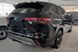 Защитная накладка на задний бампер с загибом из нержавейки для Toyota Highlander 2019- г.в.