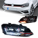 Передние лед фары для Volkswagen Polo 2009-2016 г.в. Волксваген Поло, Черный, Volkswagen, Альтернативная оптика, Polo, Новое, На штатные места, POLO (6R, 6C) 2009-