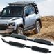 Боковые пороги Land Rover Defender 2020+ г.в. Дефендер, Черный, Зовнішній тюнінг, Land Rover, Пороги, Не требуется, Алюминий, Defender, Новое, На штатные места, Defender 2020-