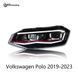 Передние лед фары Volkswagen Polo 2019-2024 г.в. Волксваген Поло